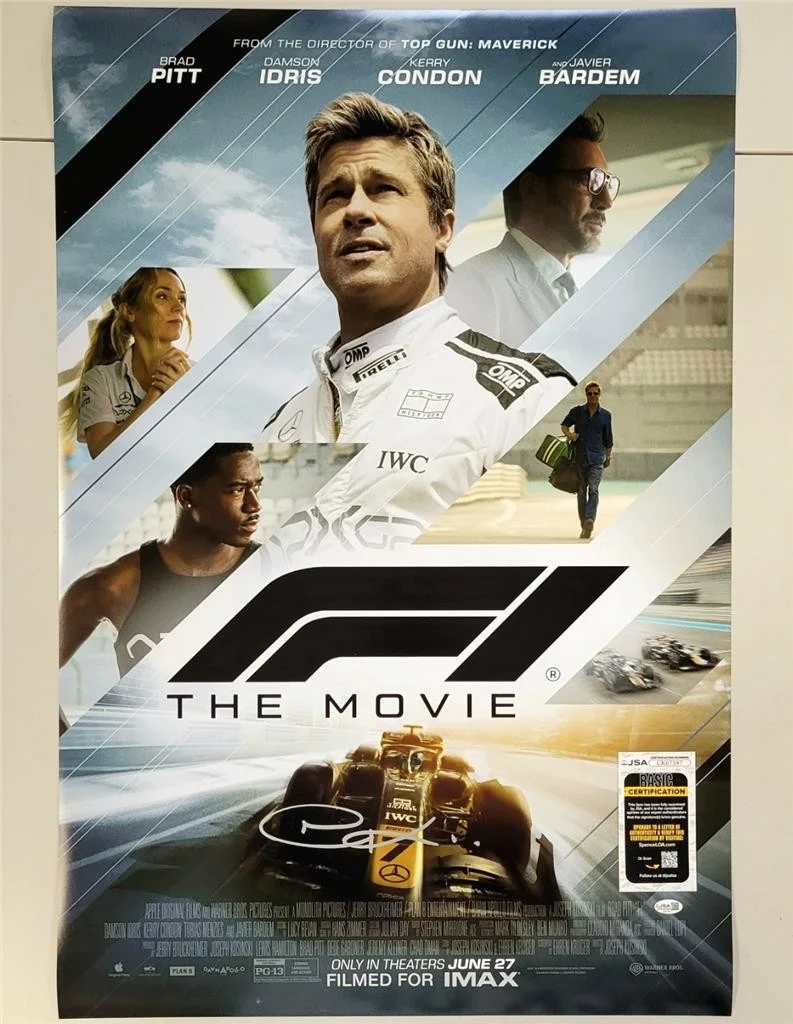 Joseph Kosinski — Joseph Kosinski signed F1: The Movie 24x36 Photo Poster autograph (B) ~ JSA