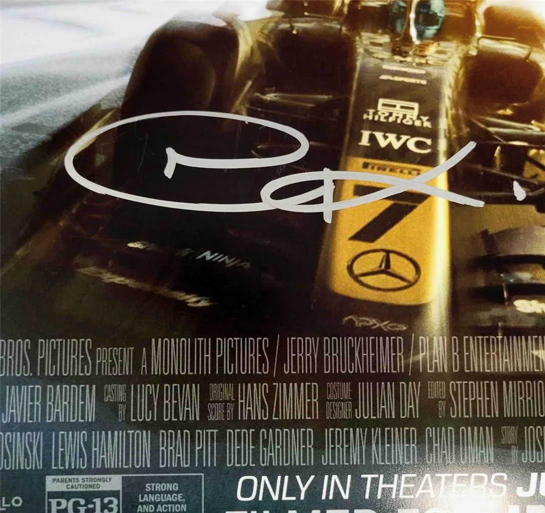 Joseph Kosinski — Joseph Kosinski signed F1: The Movie 24x36 Photo Poster autograph (B) ~ JSA, изображение 2