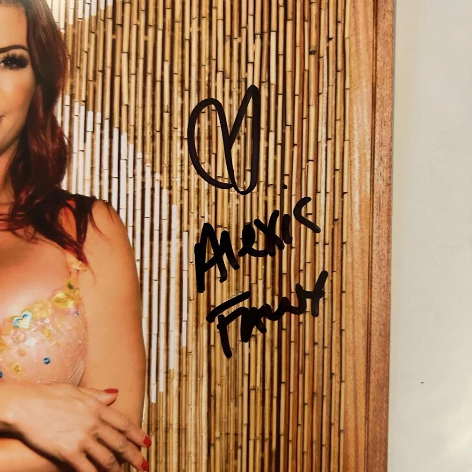 Alexis Fawx — Adult Star Alexis Fawx Signed 8x10 Proof Pic Autograph AVN 2026, изображение 2