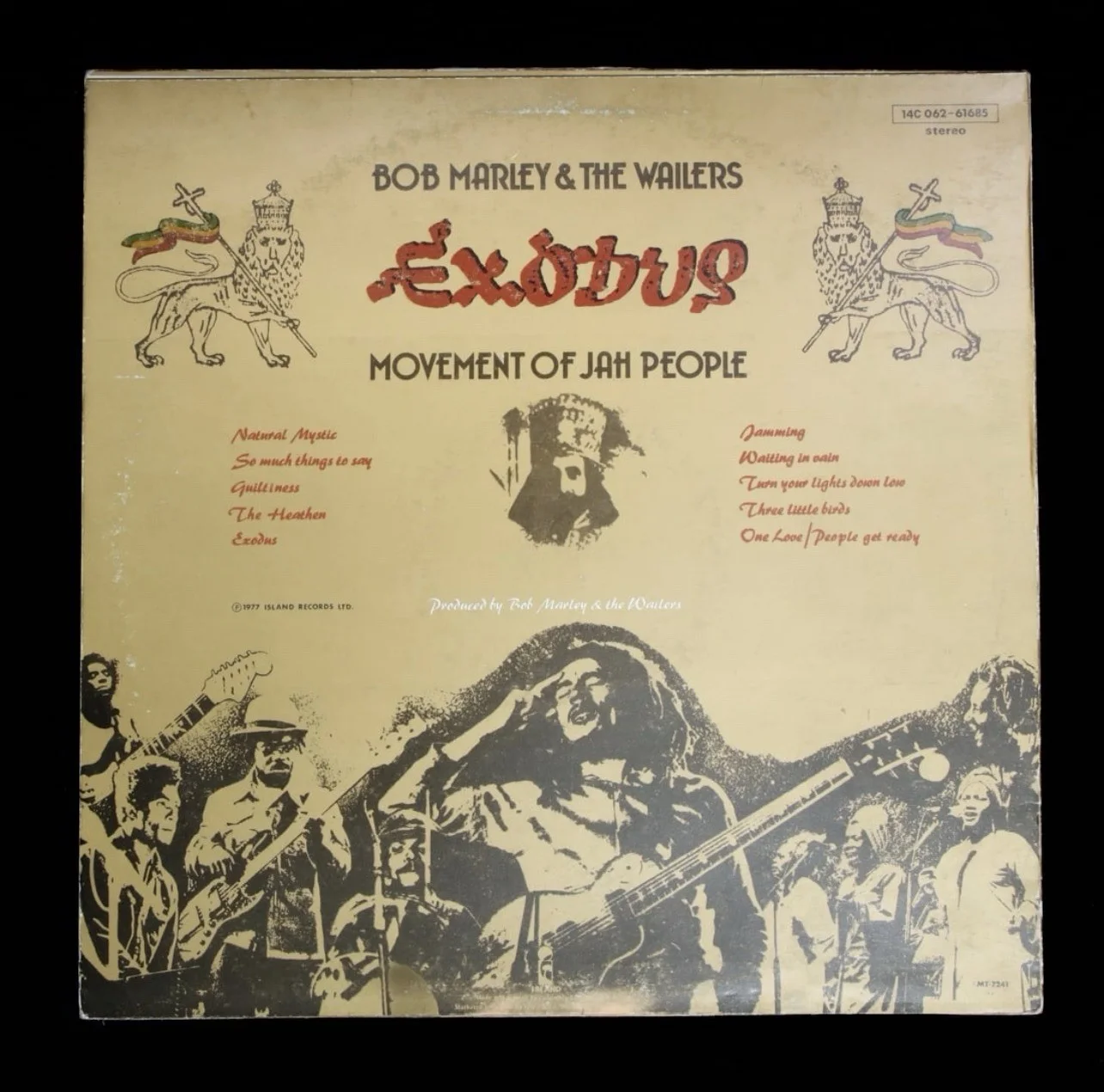 Bob Marley Signed Exodus Album Cover Autograph Rare Reggae Legend, image 3