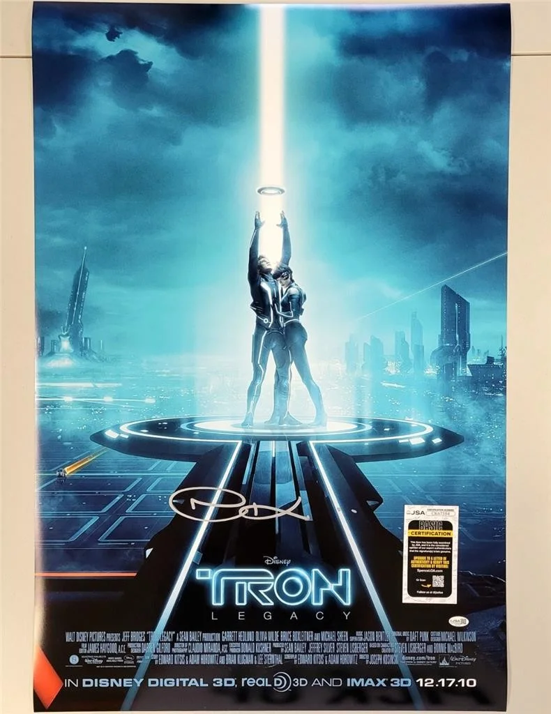Joseph Kosinski — Joseph Kosinski signed Tron Legacy 24x36 Photo Movie Poster autograph (C) ~ JSA