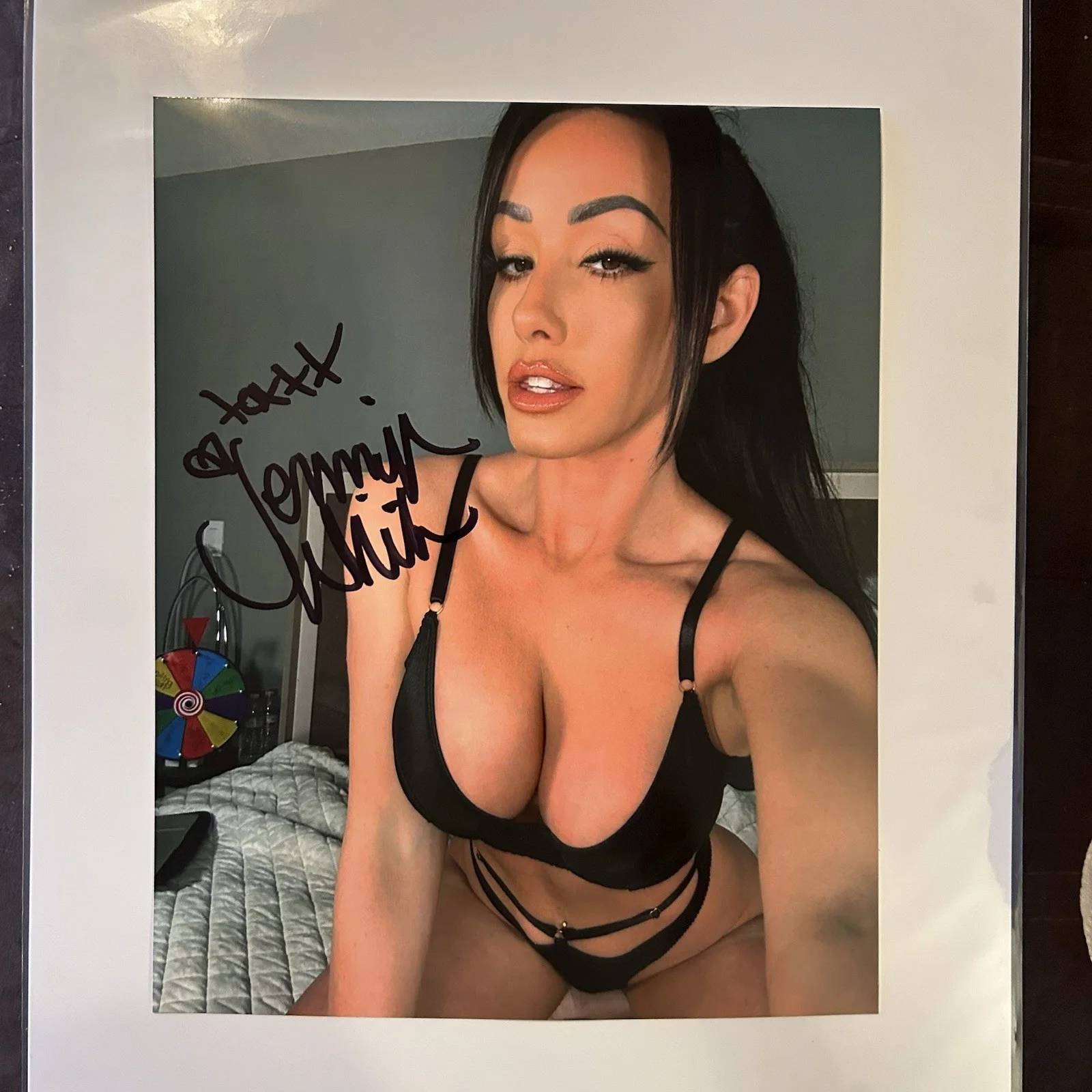 Jennifer White — Adult Star Jennifer White Busty Signed 8X10 Photo Proof Photo AVN, изображение 3