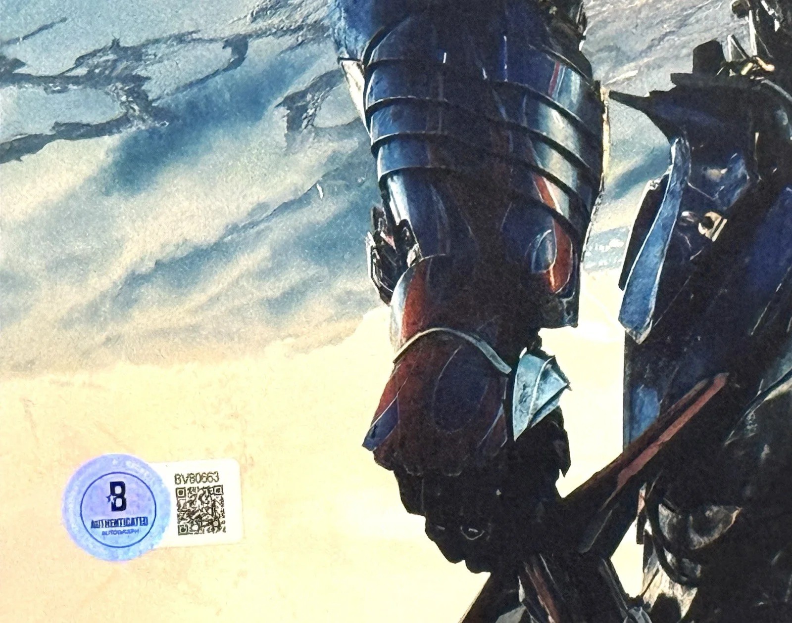 Peter Cullen Optimus Prime Voice Signed Transformers 8X10 Photo COA BAS Beckett, изображение 3
