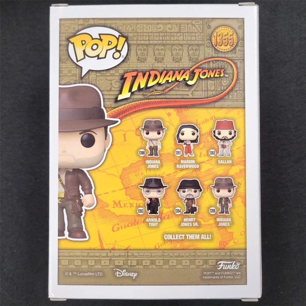 Harrison Ford — Harrison Ford signed Indiana Jones Funko Pop Figure 1355 autograph ~ Beckett BAS, изображение 5