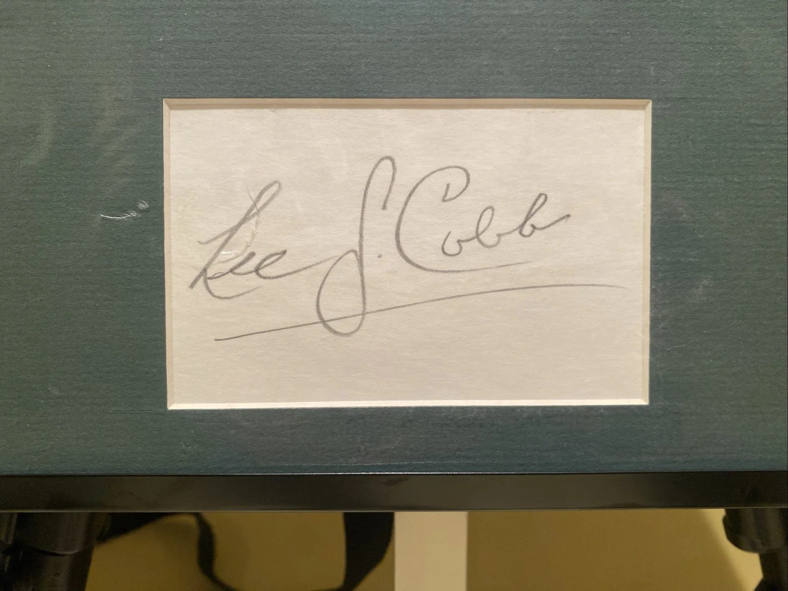 Lee J. Cobb — Lee J. Cobb 3x5 Index Card & “The Virginian” Cast Picture COA SIGNED, image 3