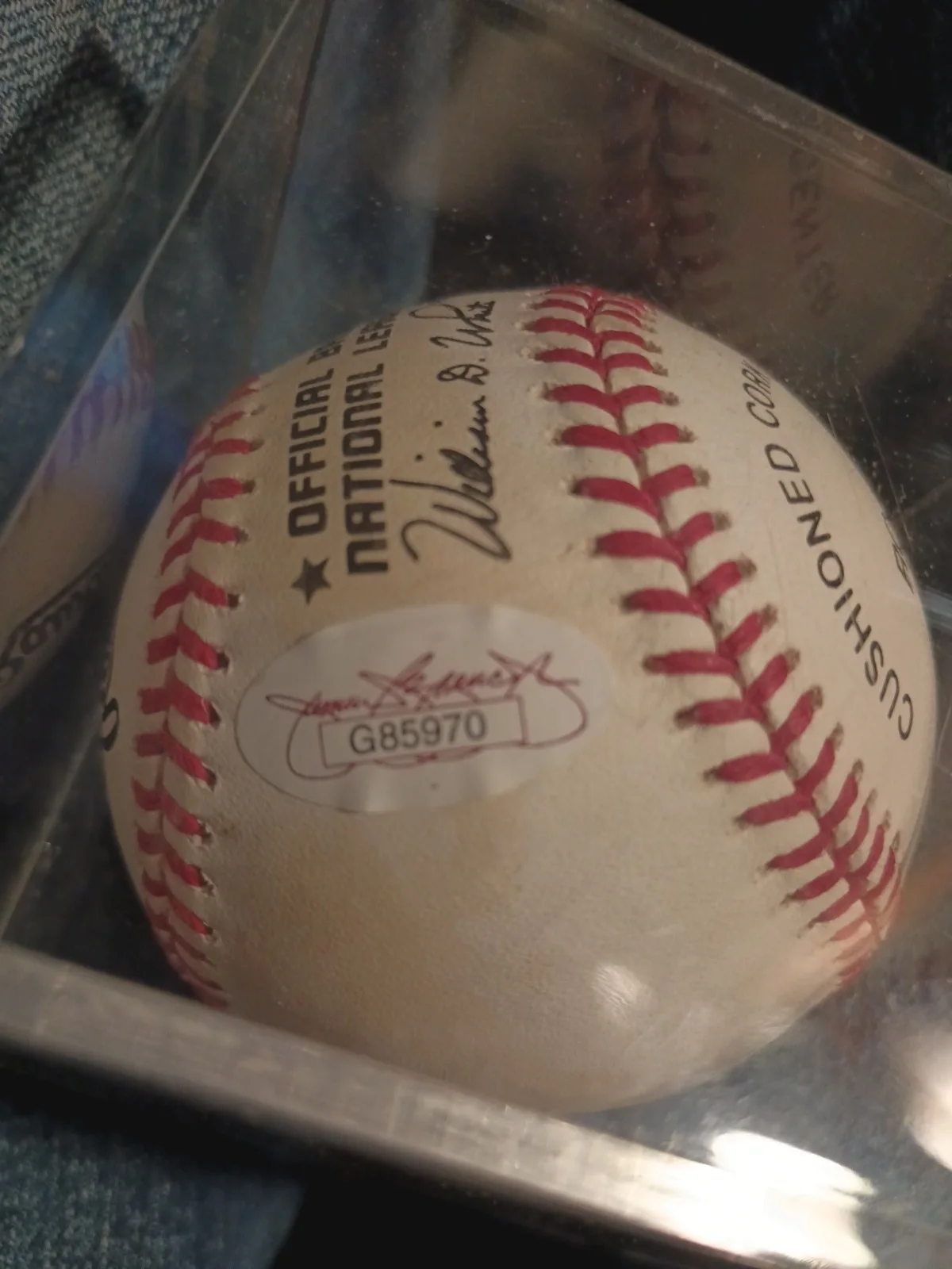 Vintage Vanessa Williams Autographed Baseball, image 2
