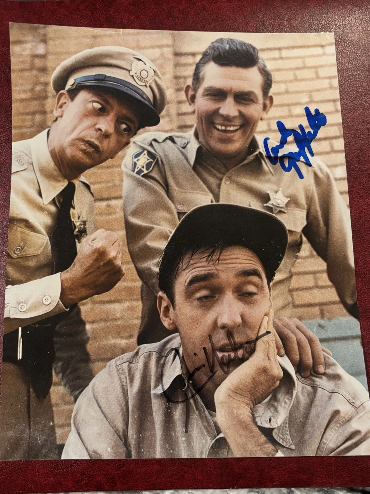 Andy Griffith & Jim Nabors — Signed Andy Griffith And Jim Nabors 8x10