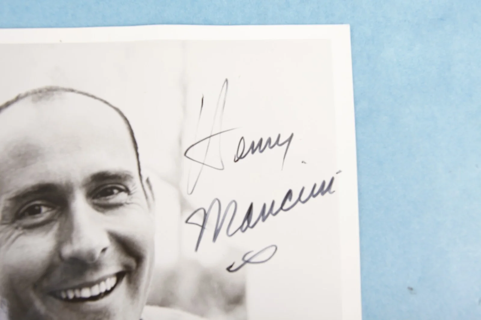 ORIGINAL HENRY MANCINI SIGNED AUTOGRAPHED 8 X 10 EARLY BLACK & WHITE PHOTOGRAPH, изображение 5