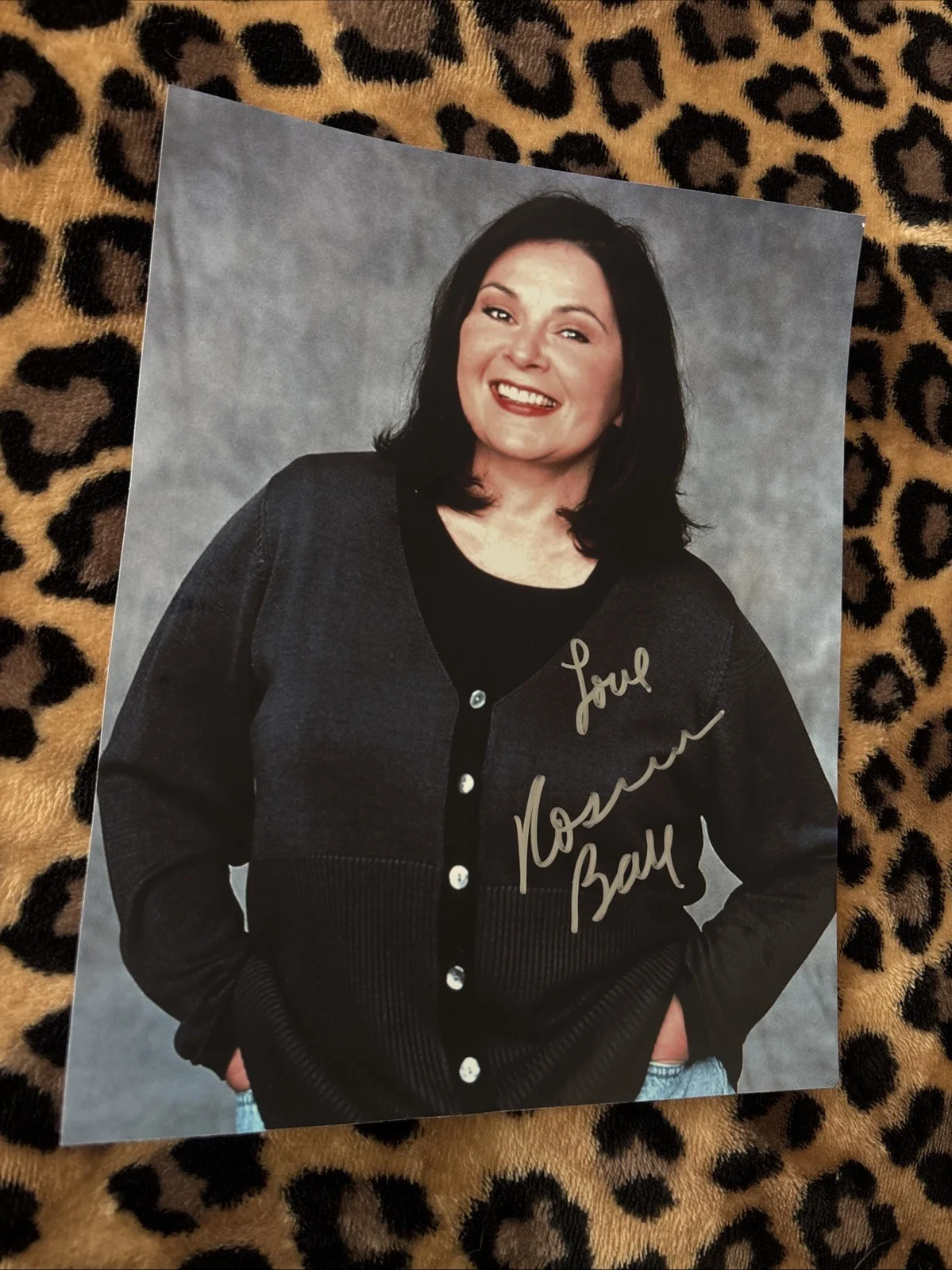 Roseanne Barr John Goodman & Sarah Gilbert Signed 8x10 Photo Autographed & more, изображение 5
