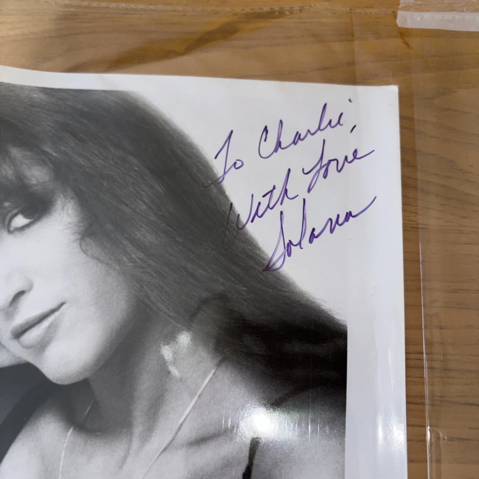 Rare Penthouse Pet Signed 8x10 Portraits Of Solana And Lori Wagner -Vintage, изображение 3