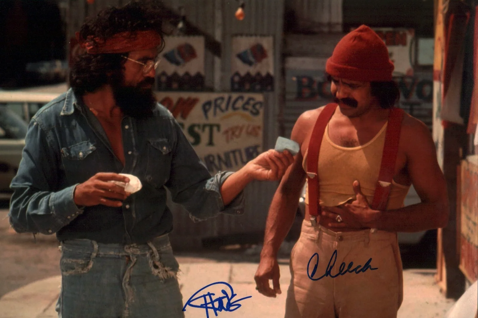 Cheech & Chong — Cheech & Chong Up in Smoke Signed 8x12 Photo JSA Certified Autograph