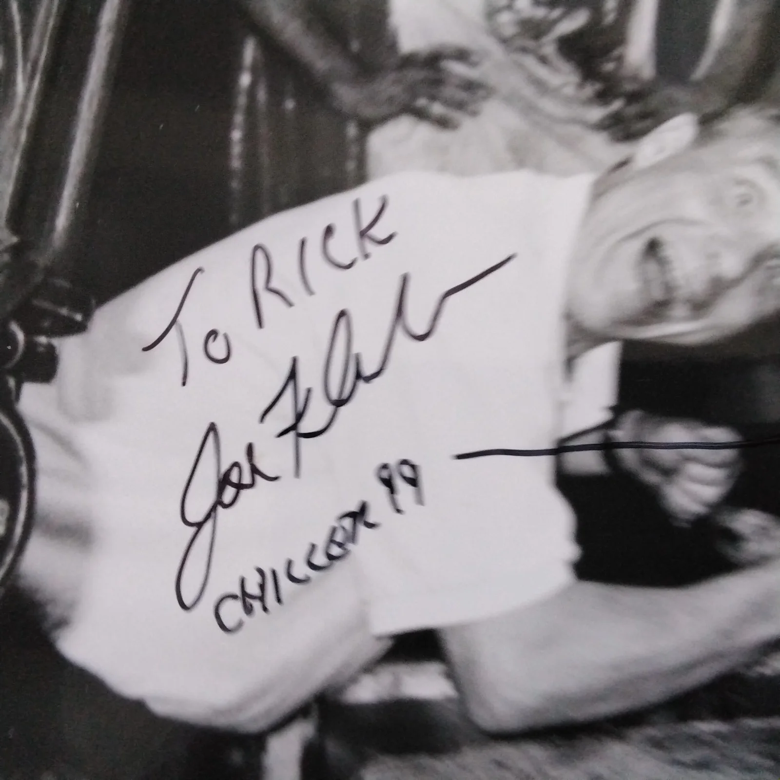 Joe Fleishaker SIGNED 1999 Photo TV Movie Actor Terror Firmer Horror Troma’s War, изображение 4