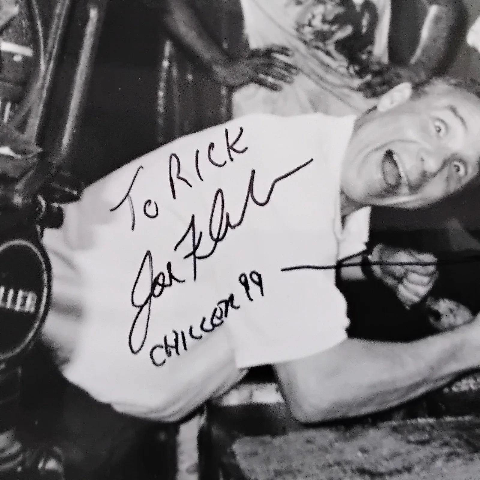 Joe Fleishaker SIGNED 1999 Photo TV Movie Actor Terror Firmer Horror Troma’s War, изображение 5