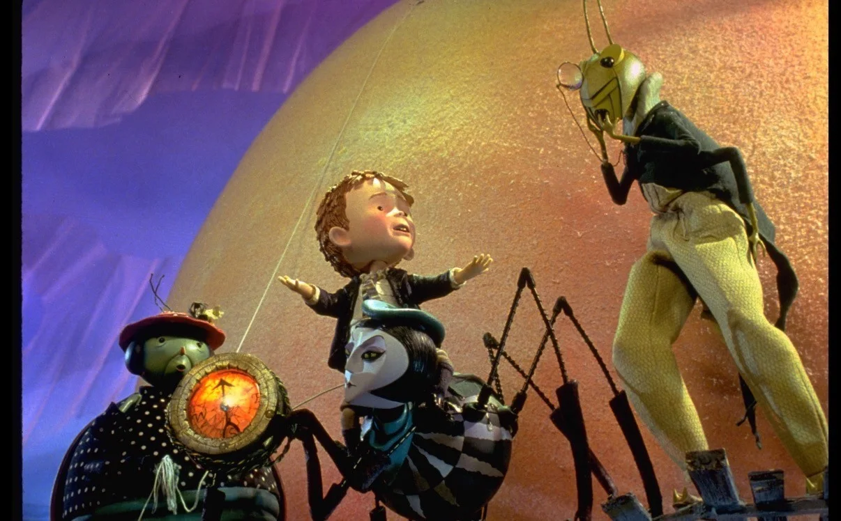 James & The Giant Peach 1996 Rare Vintage Unmounted 35mm Film Cells, изображение 3