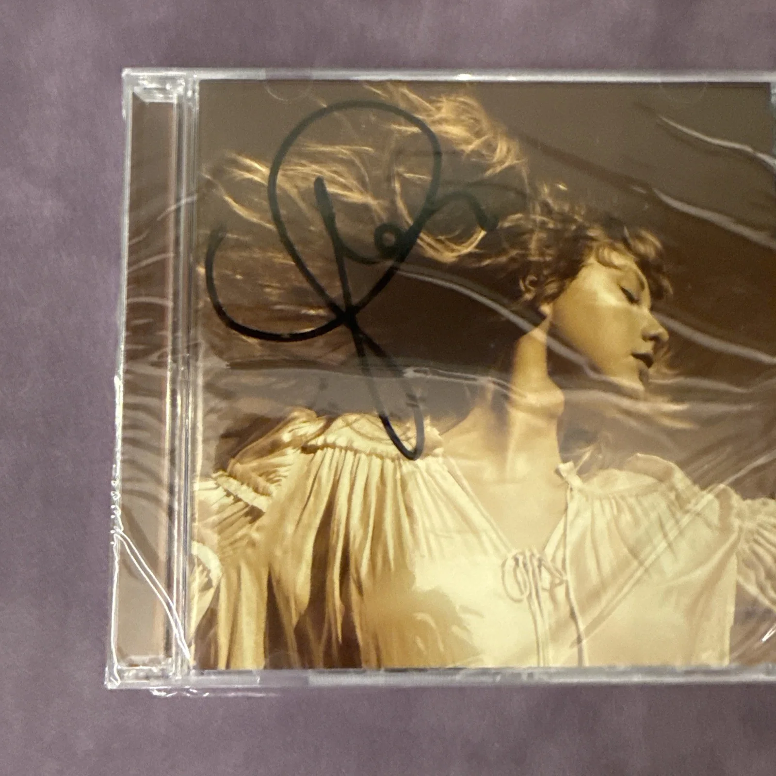 Taylor Swift Fearless (Taylor's Version) Signed Autograph CD - BRAND NEW SEALED, image 2