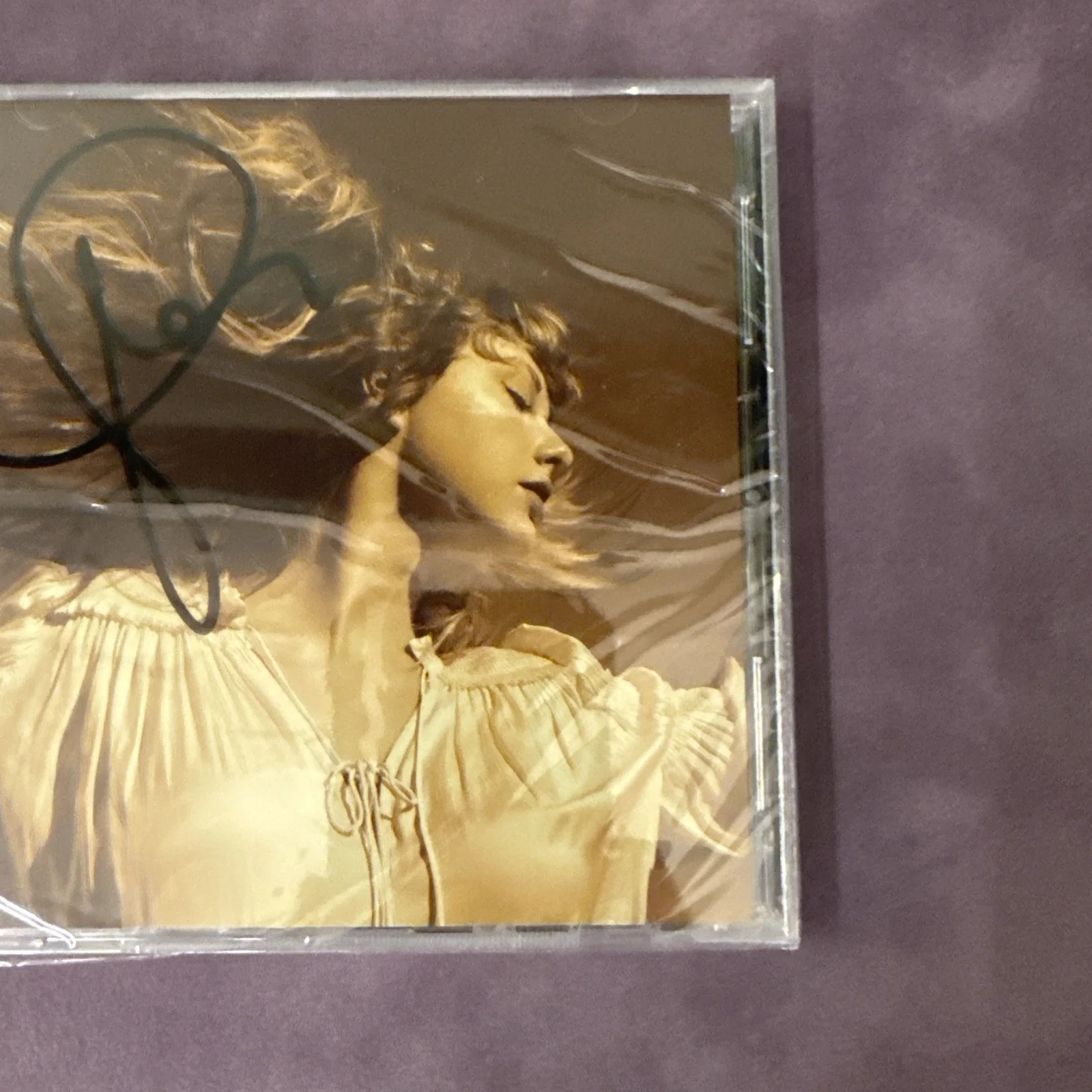Taylor Swift Fearless (Taylor's Version) Signed Autograph CD - BRAND NEW SEALED, image 3