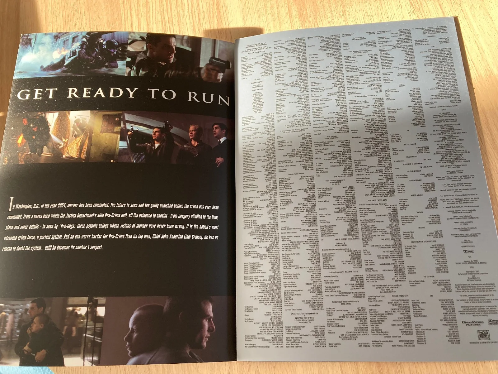 Press Booklet / Card: MINORITY REPORT 2002 Tom Cruise Max von Sydow, image 5