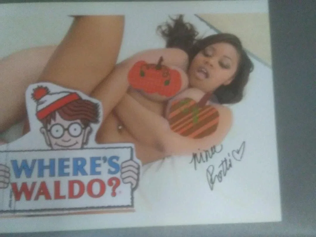 Nina Rotti Hand Signed Autographed 8x10 color Photo Adult Ebony Model, изображение 2
