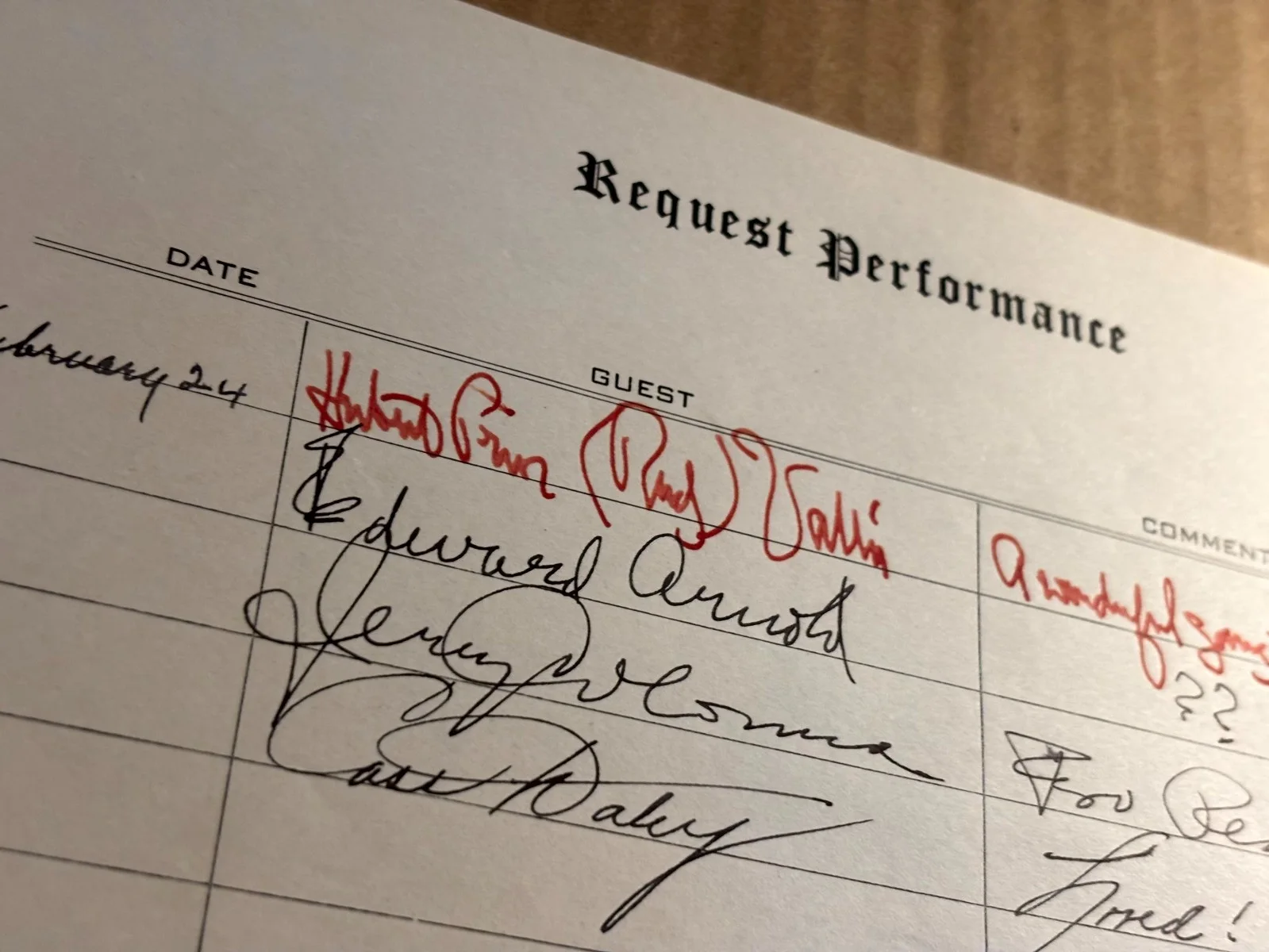 Edward Arnold Rudy Valee Cass Daley Rare Autographed Page '46 Radio, изображение 3