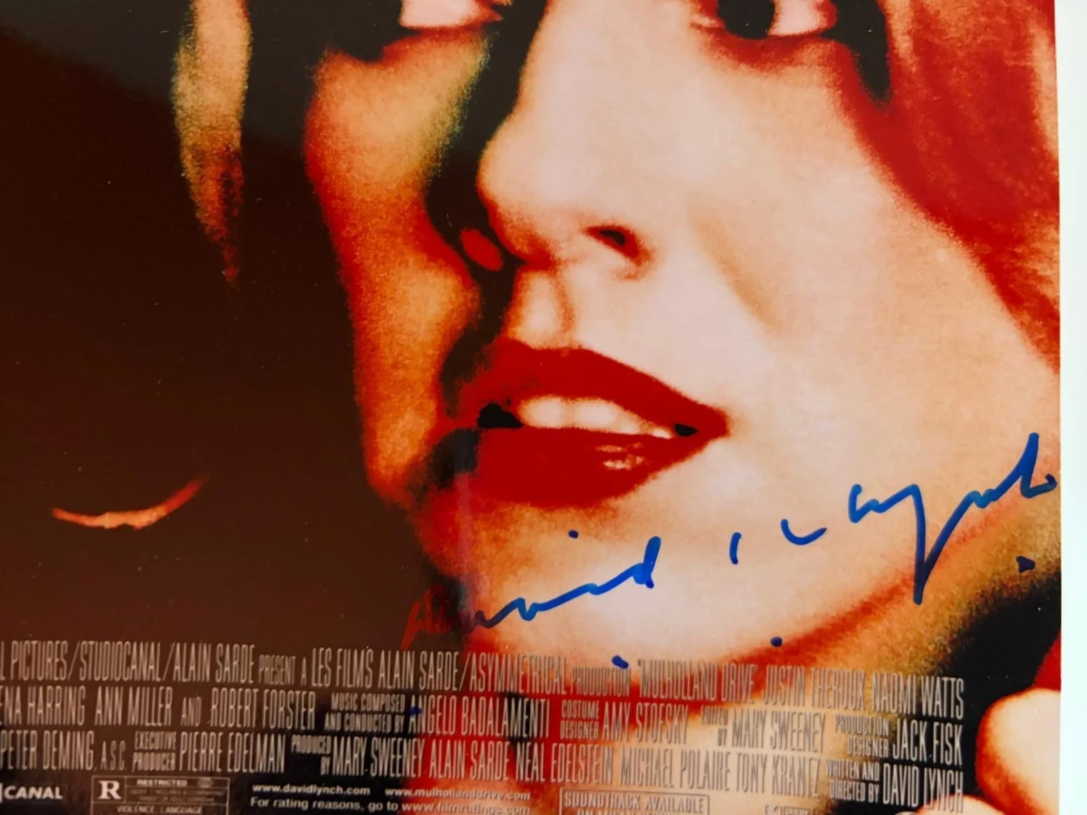 David Lynch — DAVID LYNCH SIGNED AUTOGRAPHED 8X10 PHOTO BLUE VELVET MULHOLLAND DRIVE JSA C, image 2