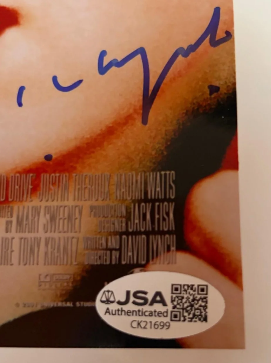 David Lynch — DAVID LYNCH SIGNED AUTOGRAPHED 8X10 PHOTO BLUE VELVET MULHOLLAND DRIVE JSA C, image 3