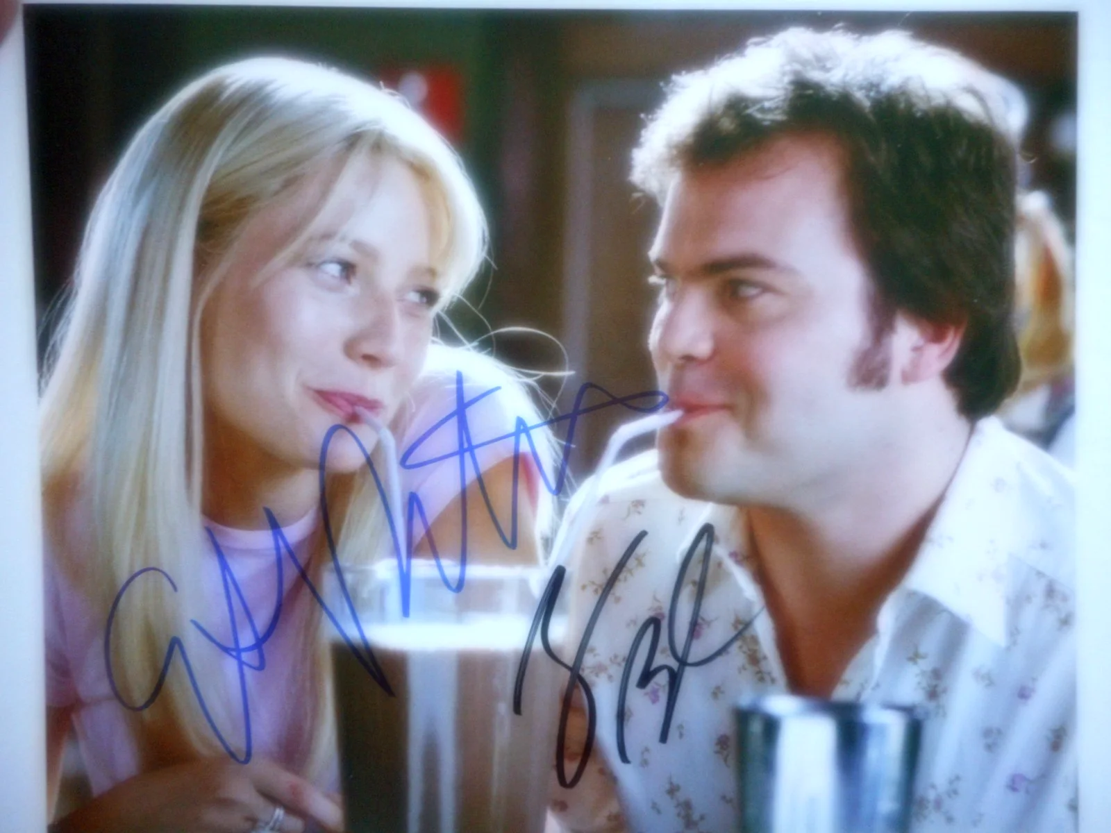 Gwyneth Paltrow, Jack Black — Gwyneth Paltrow &Jack Black 2x signed SHALLOW HAL 8x10 Photo COA & #d Holo, image 3