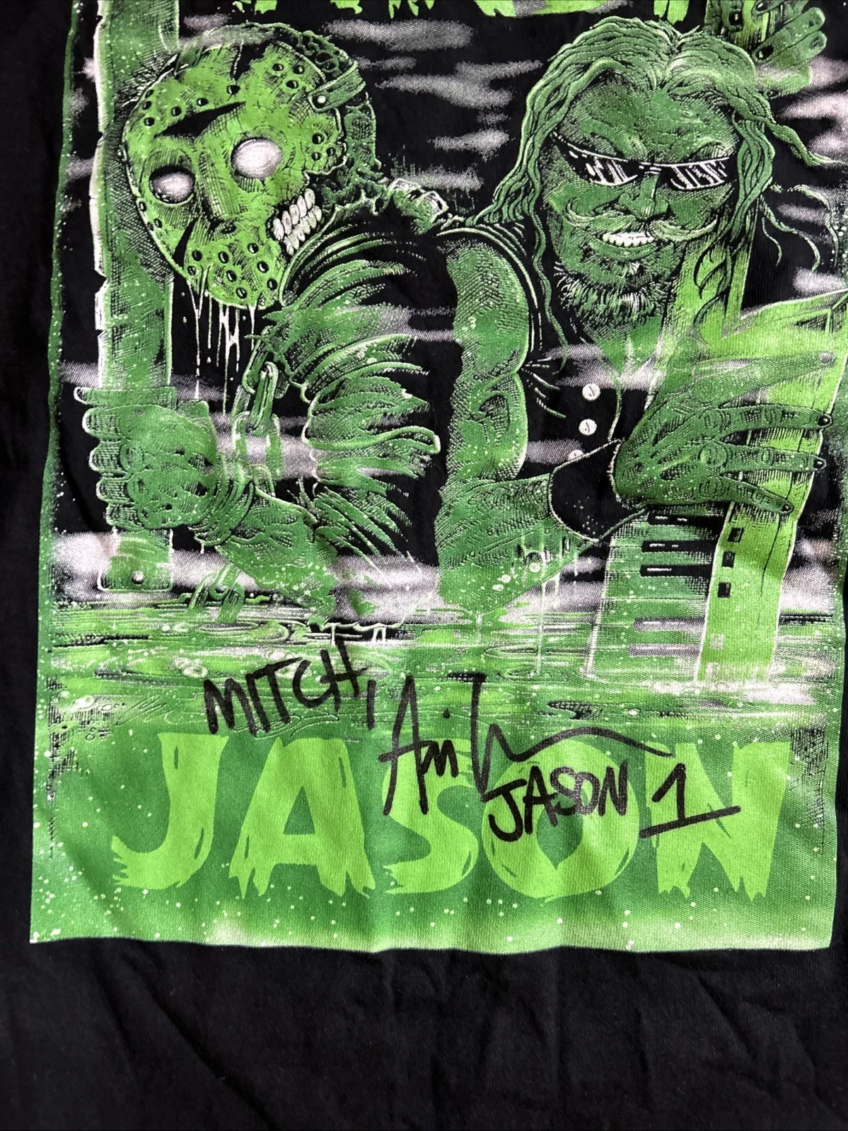 Ari Lehman Autographed Shirt, image 2