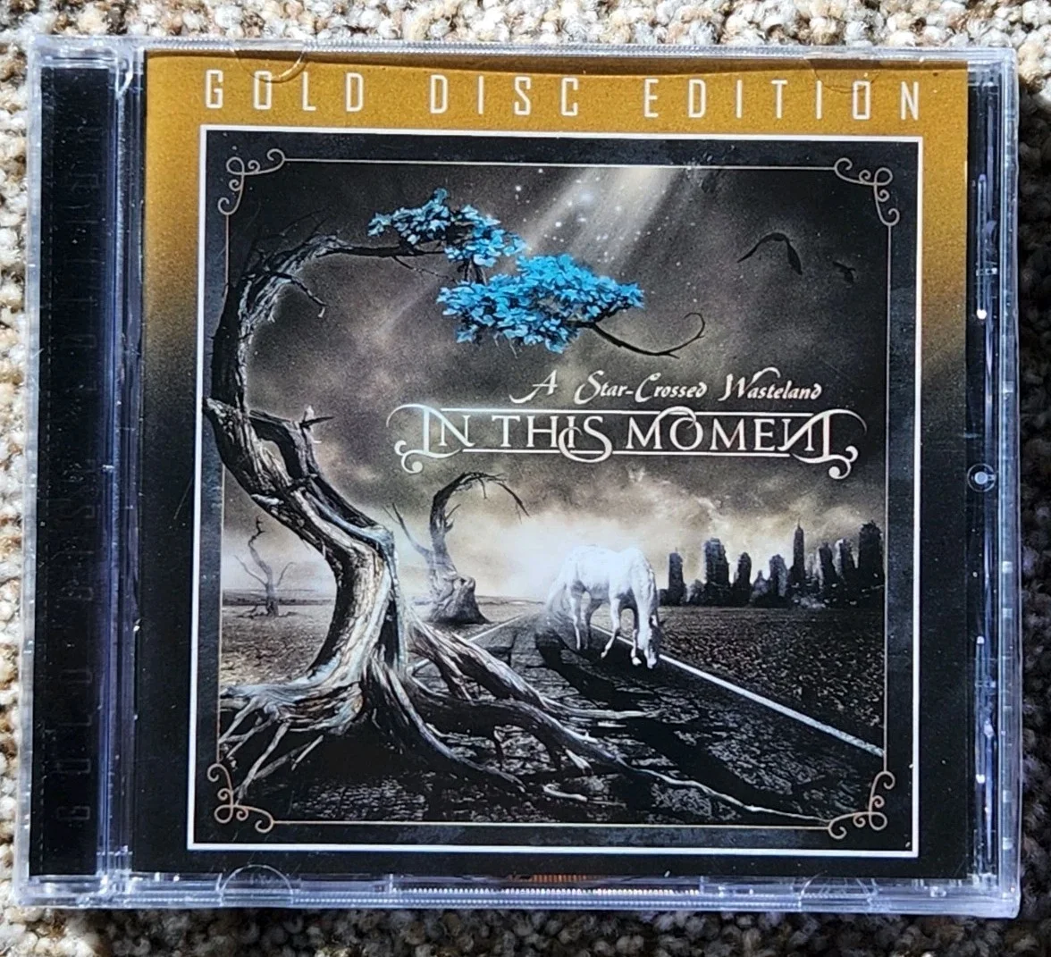Signed In This Moment Star-Crossed Wasteland NEW Gold CD Maria Fully Autographed, изображение 4