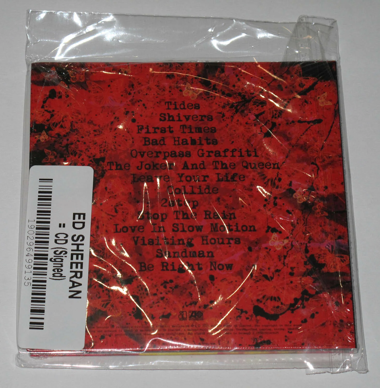 ED SHEERAN — Ed Sheeran signed = EQUALS Insert + Sealed CD + ACOA COA Autographed (E), image 5