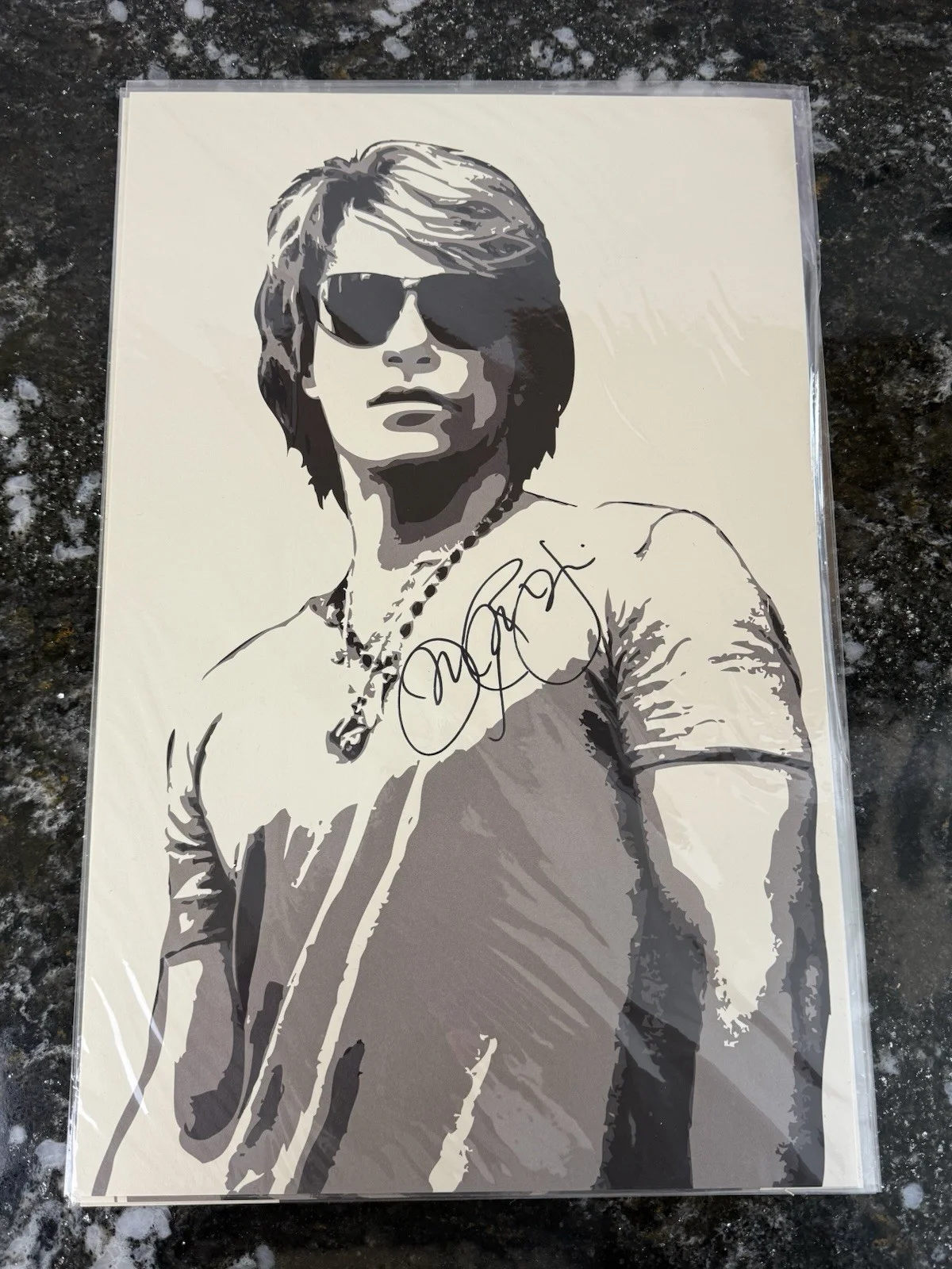 JON BON JOVI SET OF 4 LITHOGRAPHS VIP PACKAGE 2011 RARE!, изображение 5