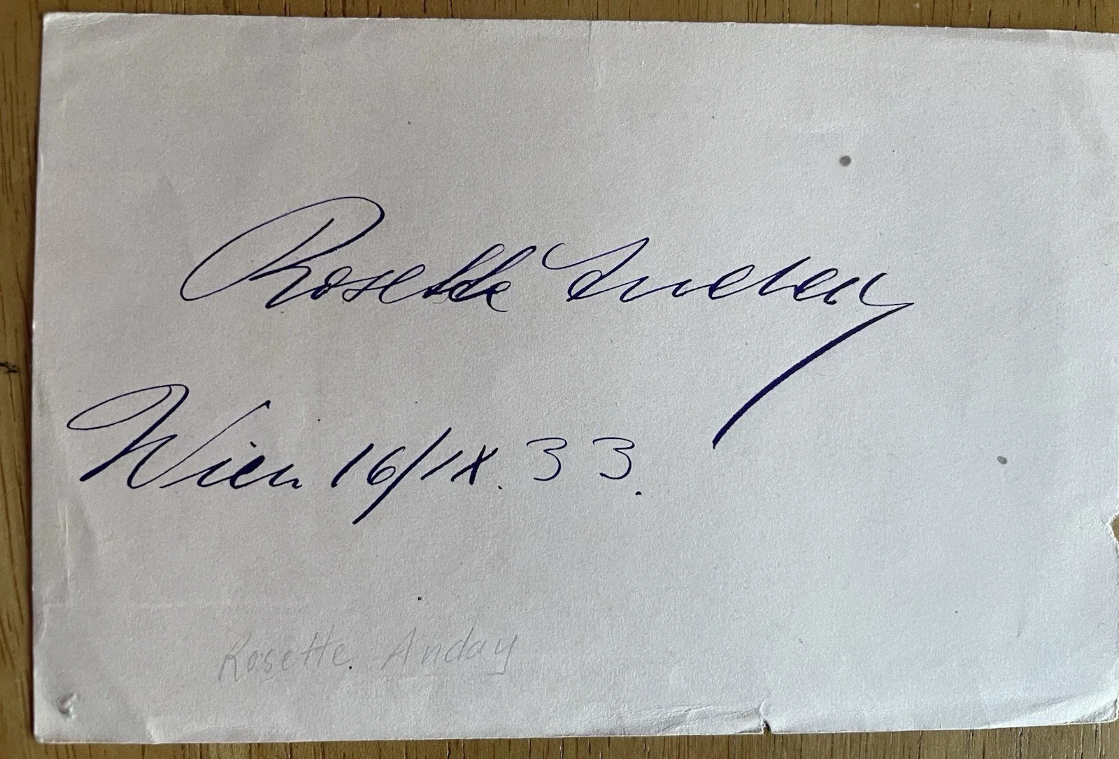 Hungarian Soprano Rosette Anday Autograph, image 3