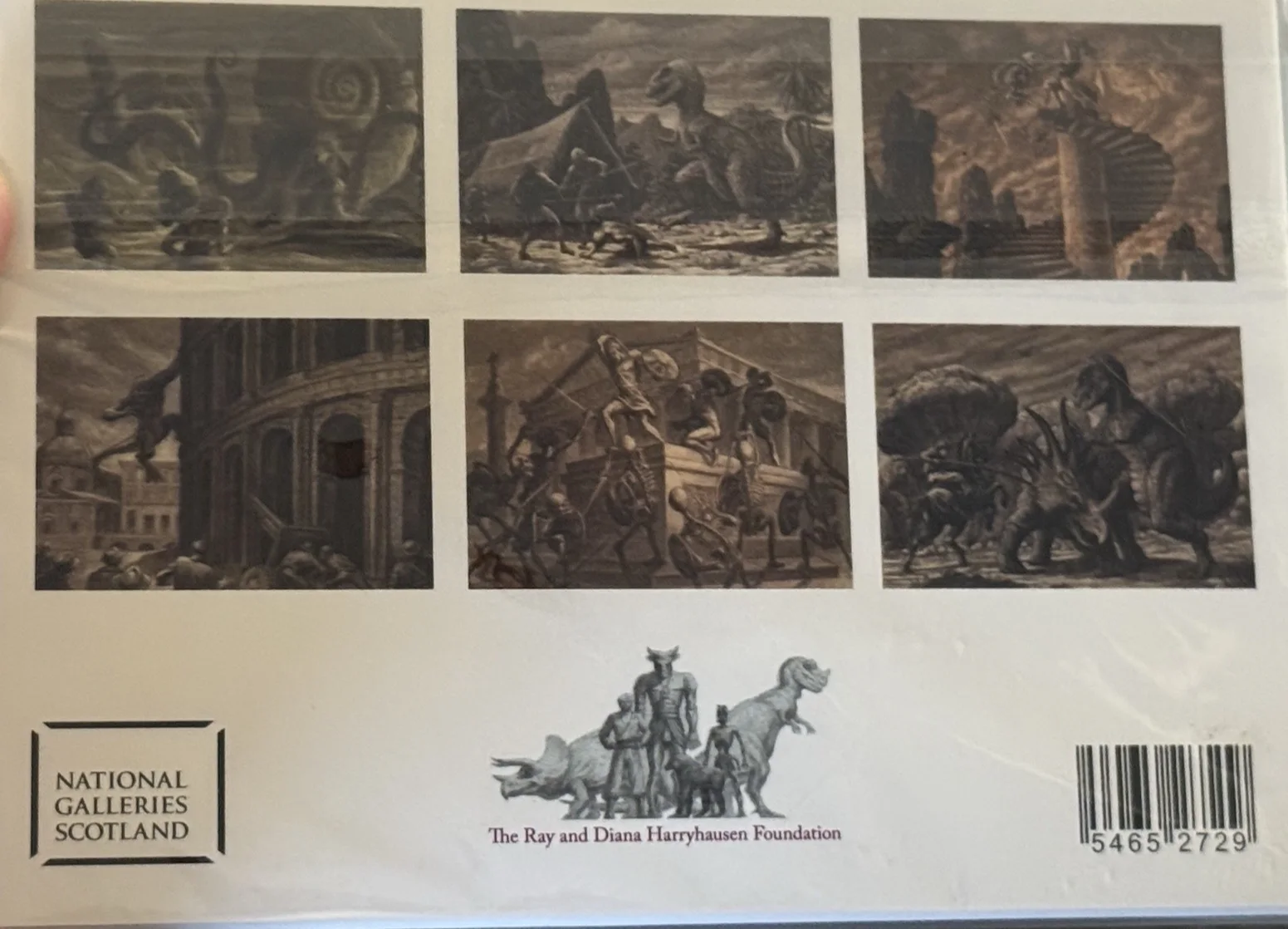 Ray Harryhausen Postcard Set Of 6 Artcards National Galleries Scotland New, изображение 4