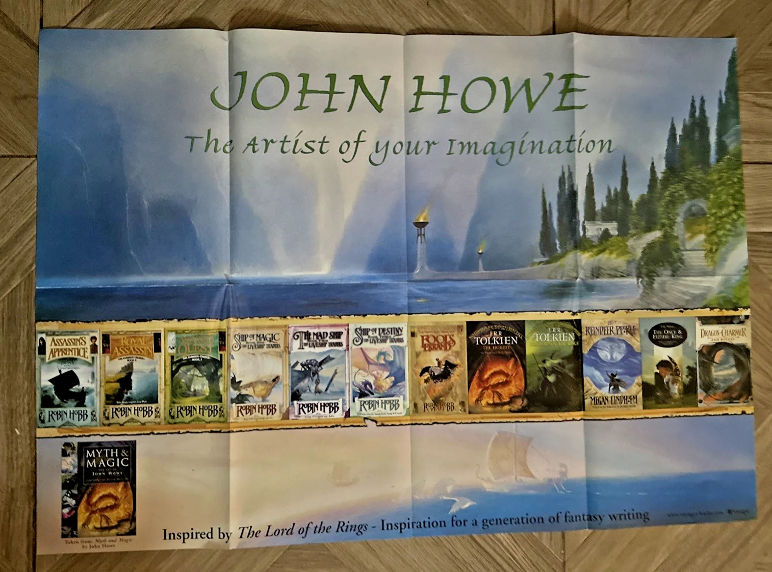John Howe The Lord Of The Rings Orc Poster Rare 83cm X 58cm, изображение 2