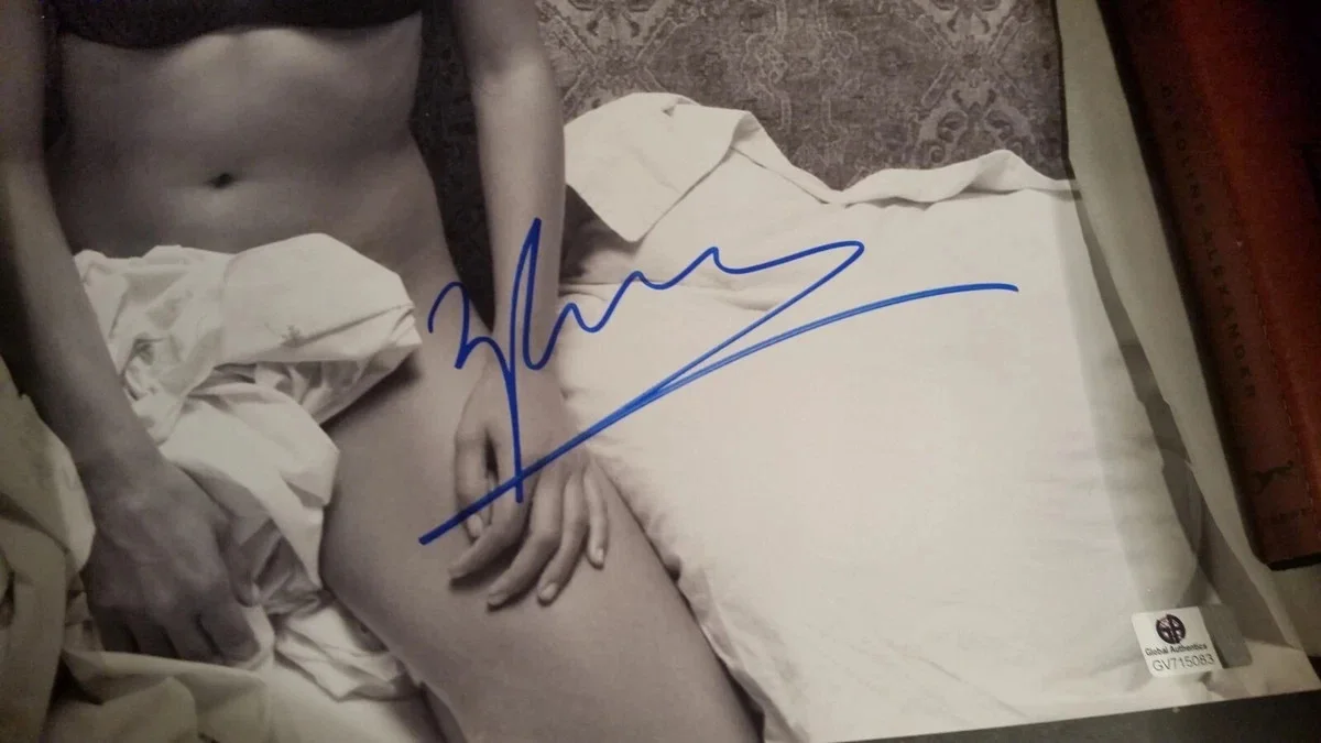 Penelope Cruz — Penelope Cruz signed 14x11 noir photo GAI coa, Noel, Volver, Bandidas, Pirates.., изображение 3