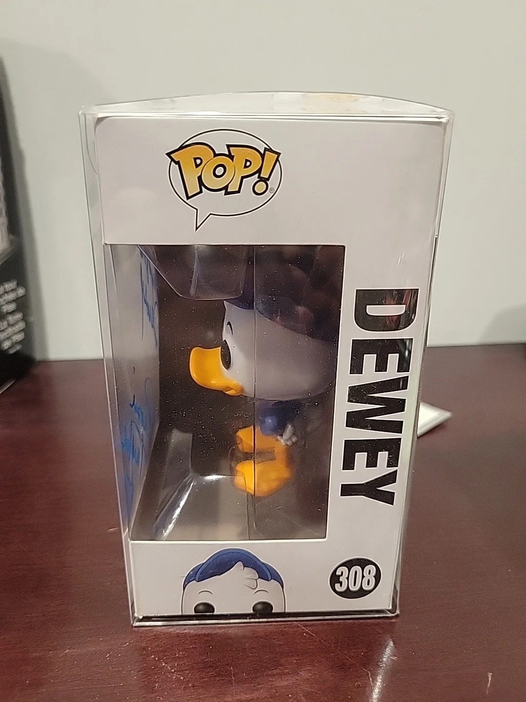 Russi Taylor Signed Autographed Funko Pop Disney Dewey Of Duck Tails, image 2