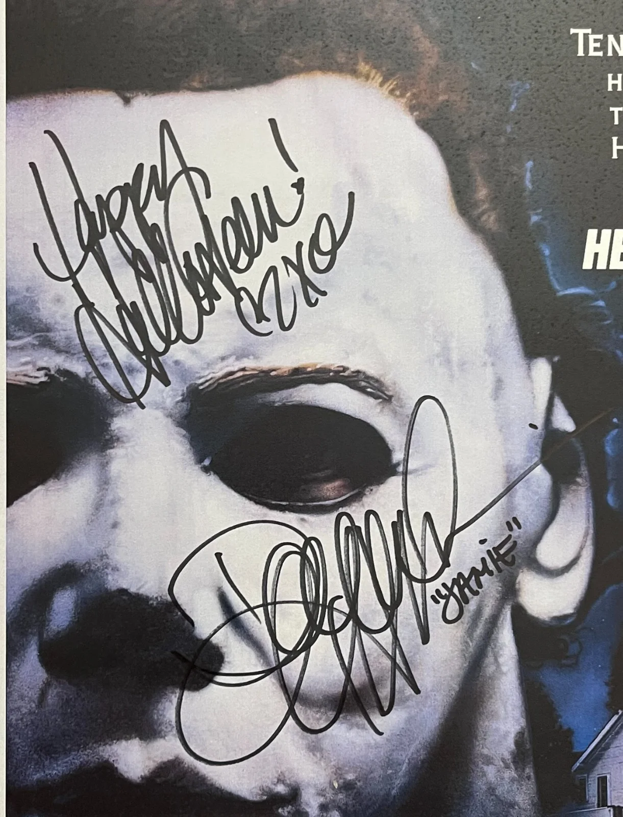 Danielle Harris — Danielle Harris Autograph Signed HALLOWEEN 11x17 Movie Framed Display - JSA COA, image 2