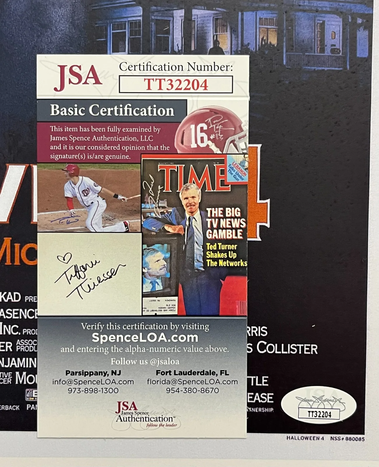 Danielle Harris — Danielle Harris Autograph Signed HALLOWEEN 11x17 Movie Framed Display - JSA COA, image 3