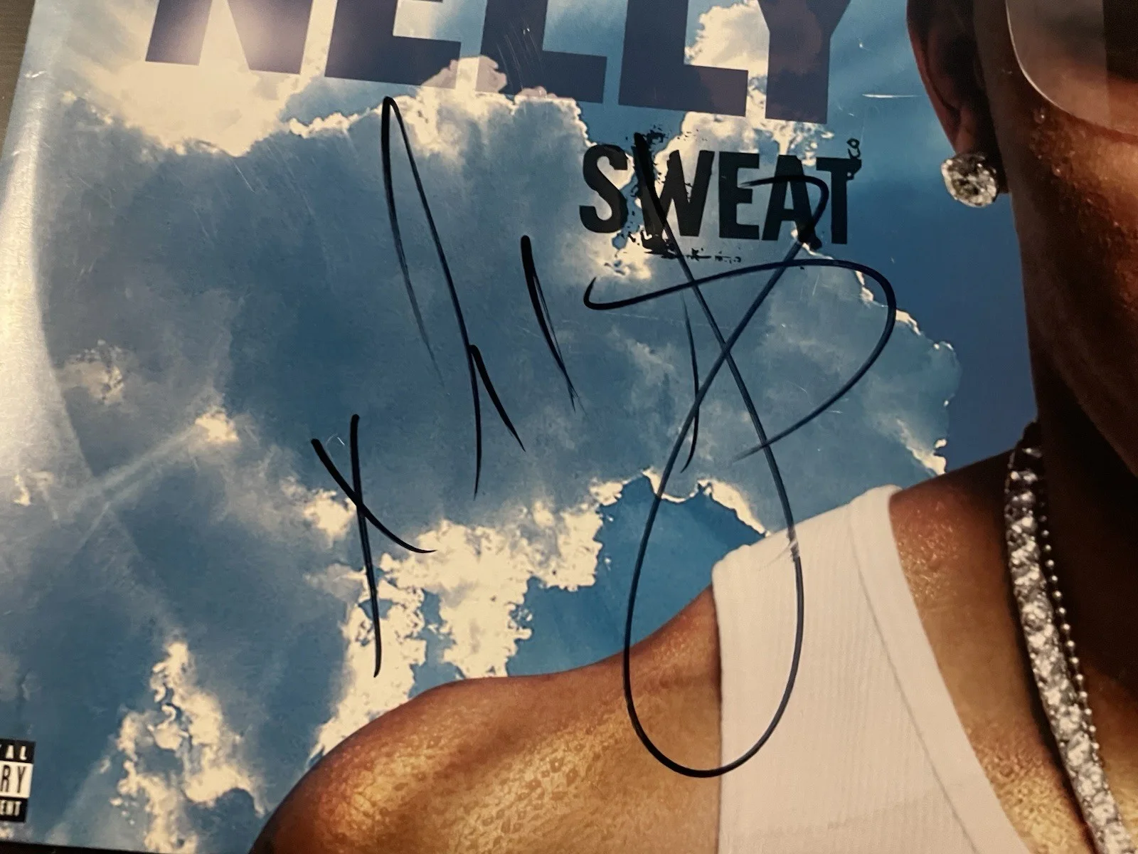 Nelly signed Sweat LP Autographed Rap JSA Cert# CG58393, image 2