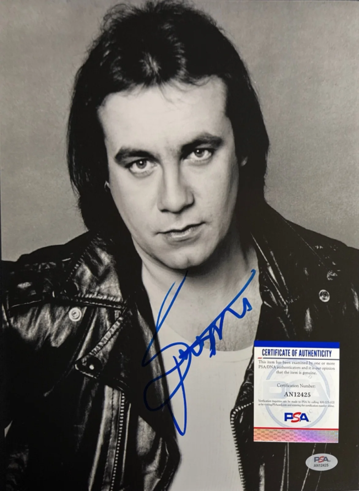 Bernie Taupin Signed 11x14 Photo Elton John's Songwriter PSA AN12425, изображение 2