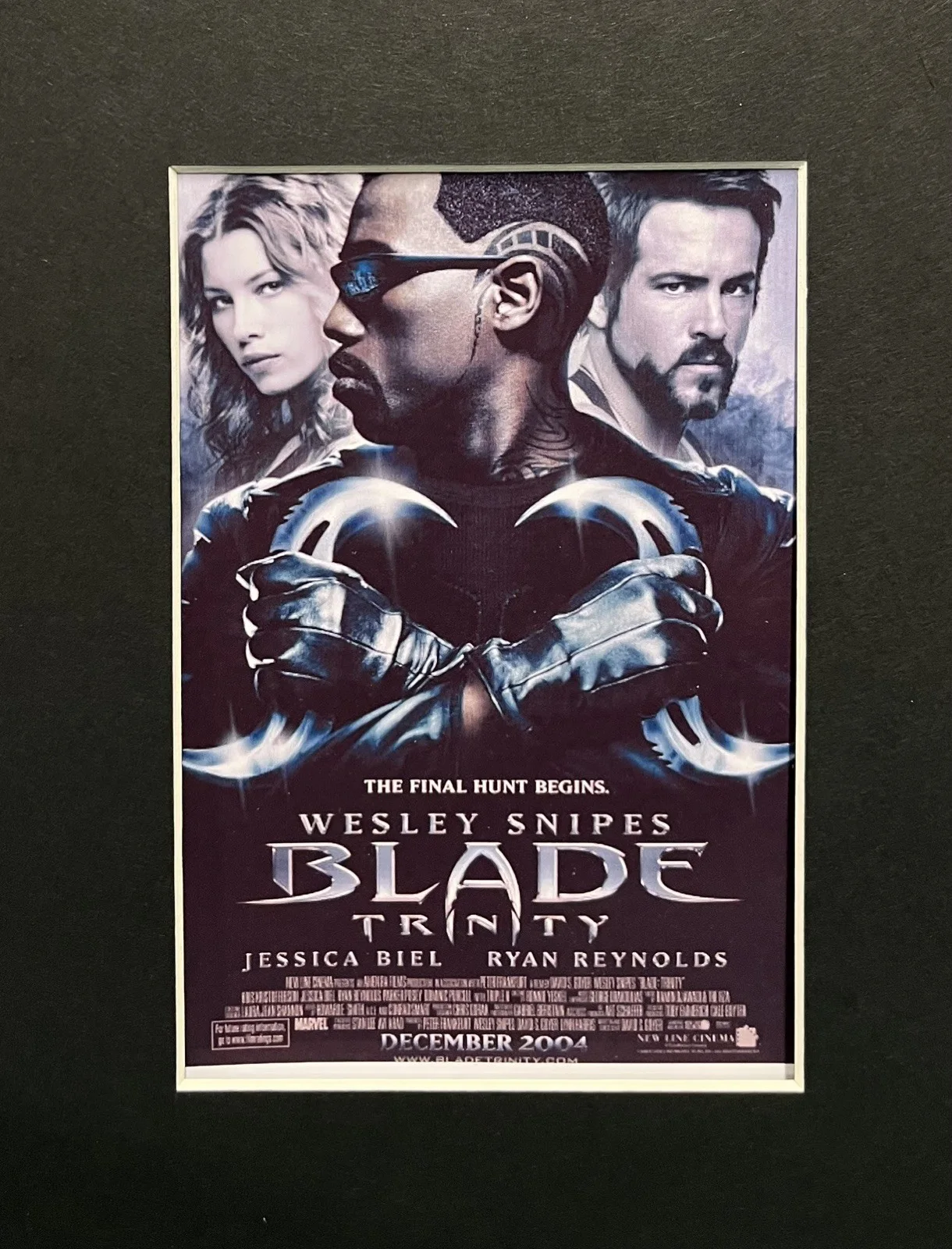 WESLEY SNIPES . BLADE TRINITY. 35mm Film Cell Mounted Display, image 3