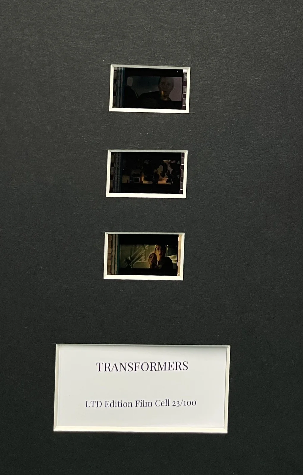 TRANSFORMERS. 35mm Film Cell MOUNTED DISPLAY, изображение 2
