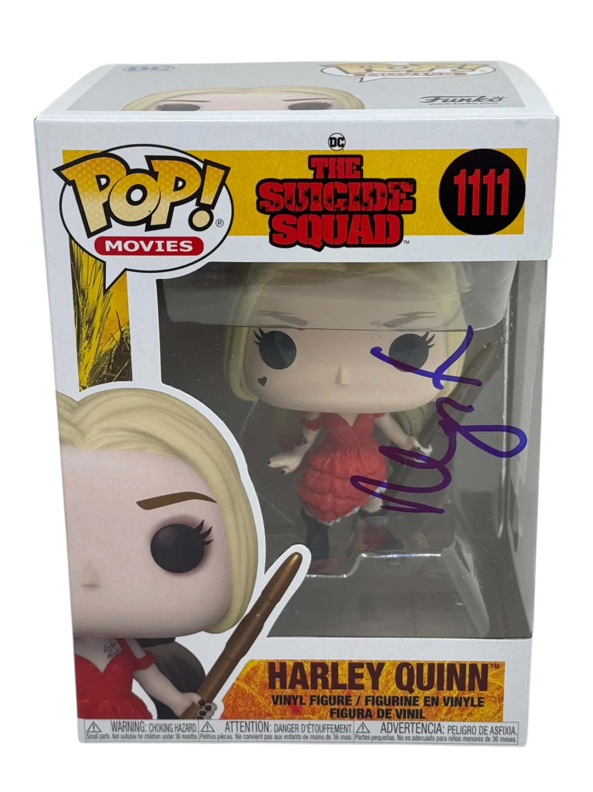 Margot Robbie — Margot Robbie Signed Harley Quinn Funko Pop The Suicide Squad Autograph Beckett
