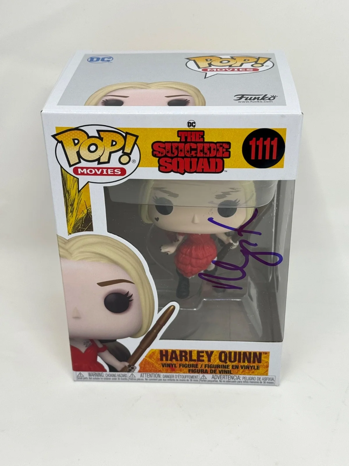 Margot Robbie — Margot Robbie Signed Harley Quinn Funko Pop The Suicide Squad Autograph Beckett, image 3