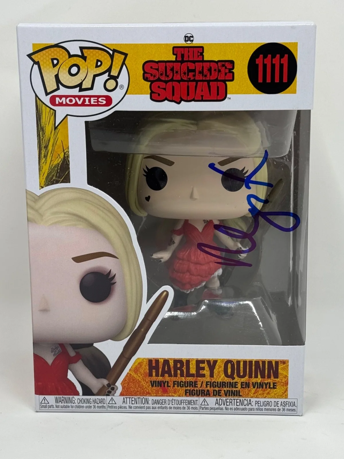 Margot Robbie — Margot Robbie Signed Harley Quinn Funko Pop The Suicide Squad Autograph Beckett, image 4