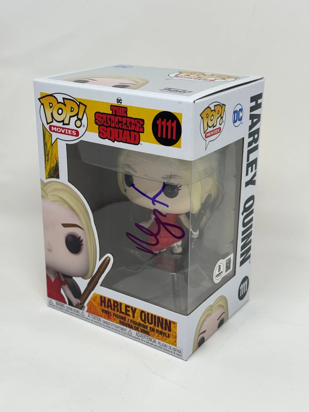 Margot Robbie — Margot Robbie Signed Harley Quinn Funko Pop The Suicide Squad Autograph Beckett, image 5