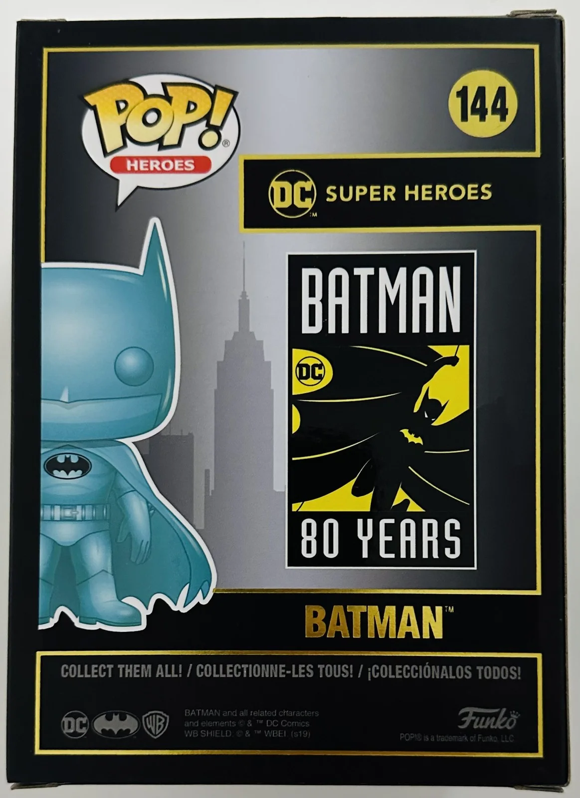 Dave Lea — Dave Lea signed chrome Batman Funko 144 autograph JSA 465, image 3
