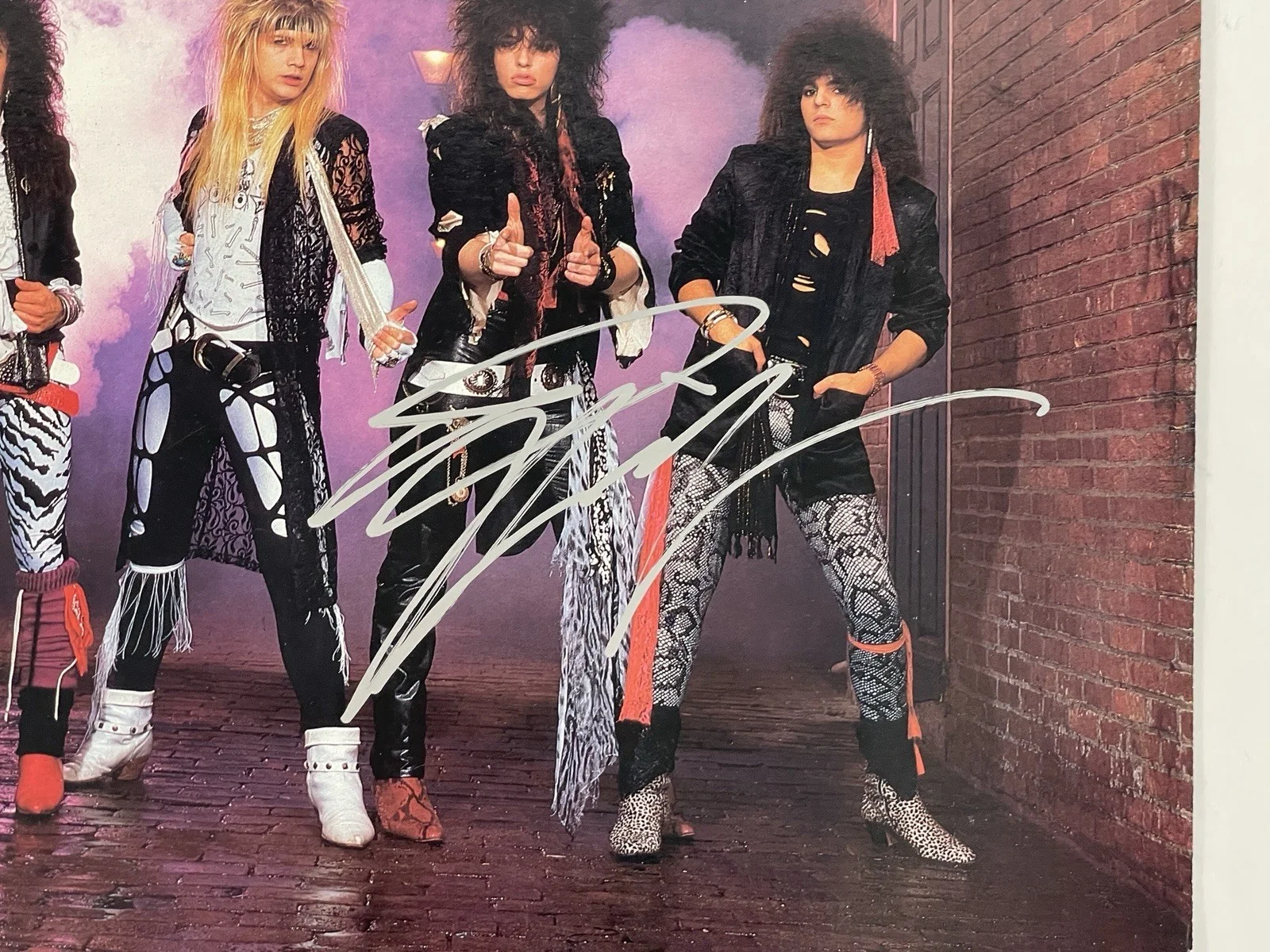 Cinderella Tom Keifer Autographed Night Songs Vintage Vinyl Record Album Signed, изображение 2