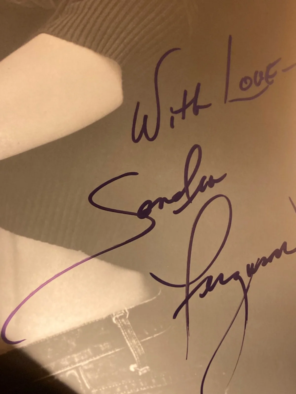 Hand SIGNED Sandra Ferguson 8x10 Photo - Another World, General Hospital Actress, image 3