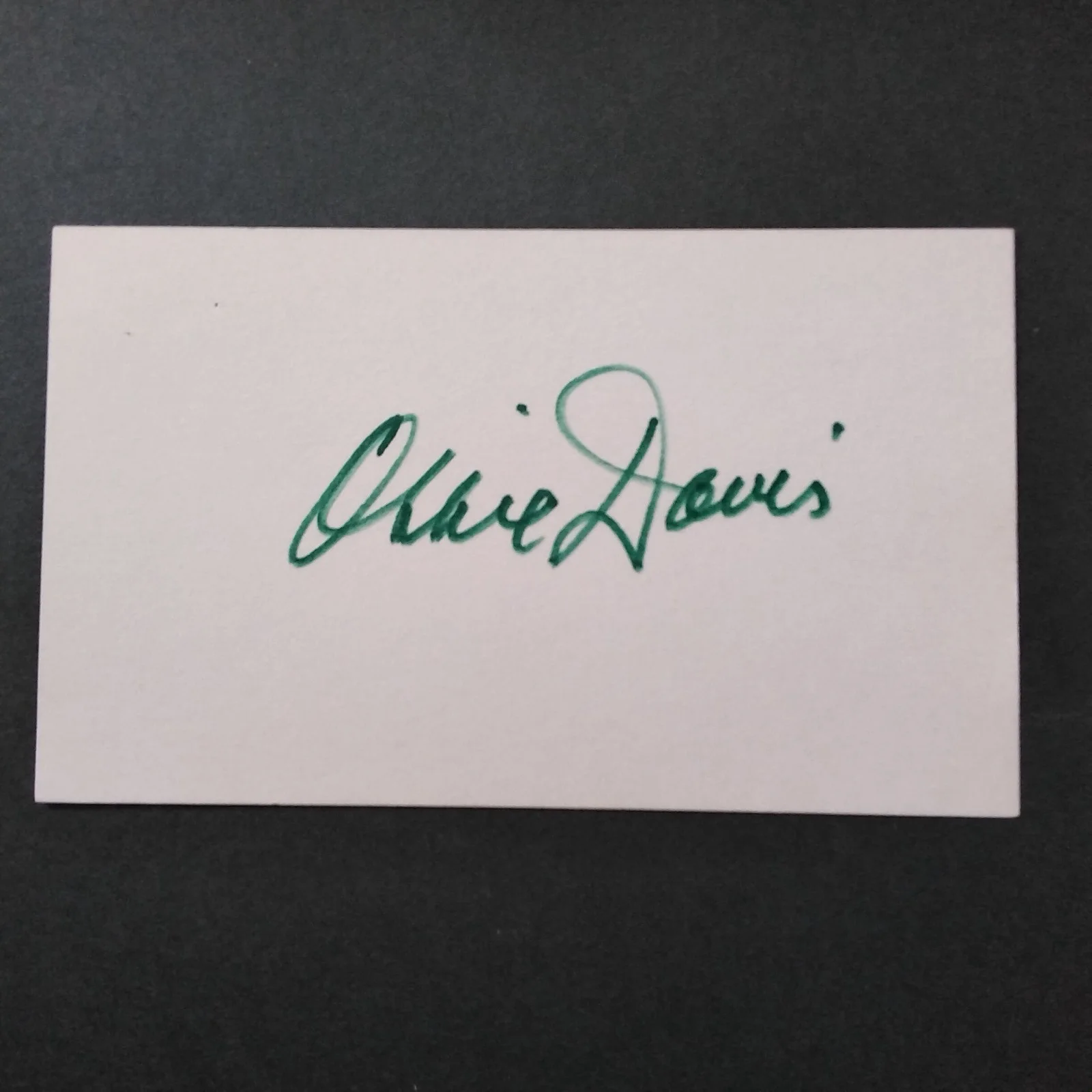 Ossie Davis SIGNED Card Photo Movie TV Actor Gladiator Do The Right Thing Roots, изображение 3