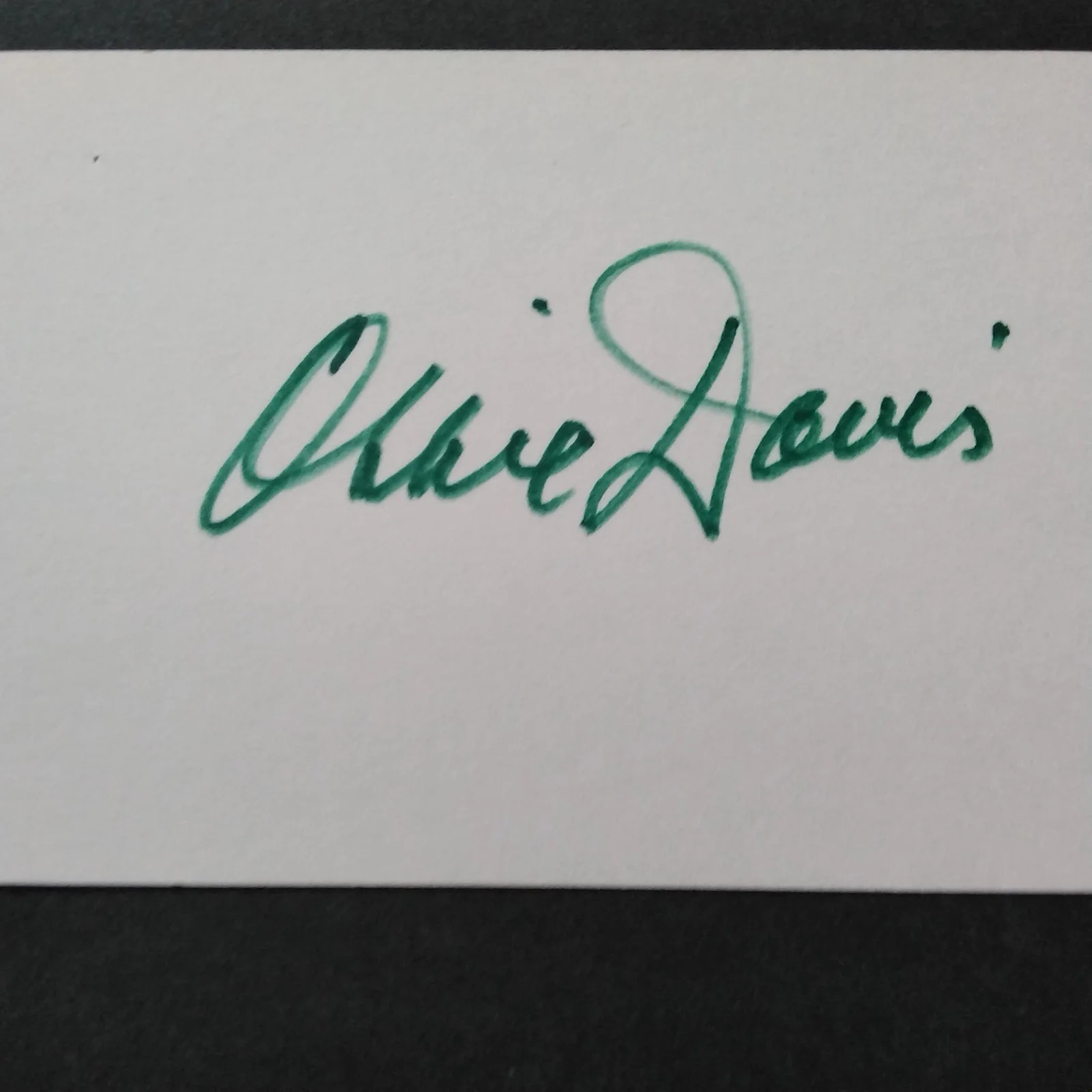 Ossie Davis SIGNED Card Photo Movie TV Actor Gladiator Do The Right Thing Roots, изображение 4